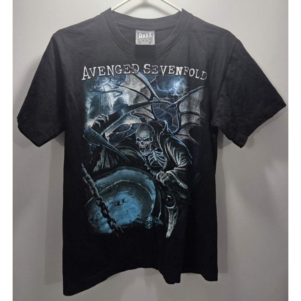 Avenged Sevenfold The Maxx Rock Medium Vintage T-Shirt Black Single Stitch